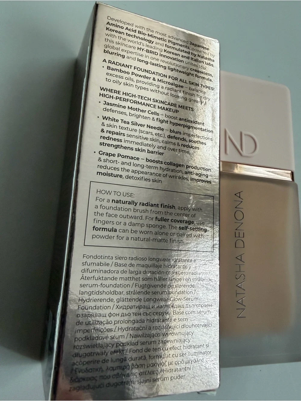 N9• Natasha Denona Hy-Glam Radiant Blurring Serum Foundation NIB